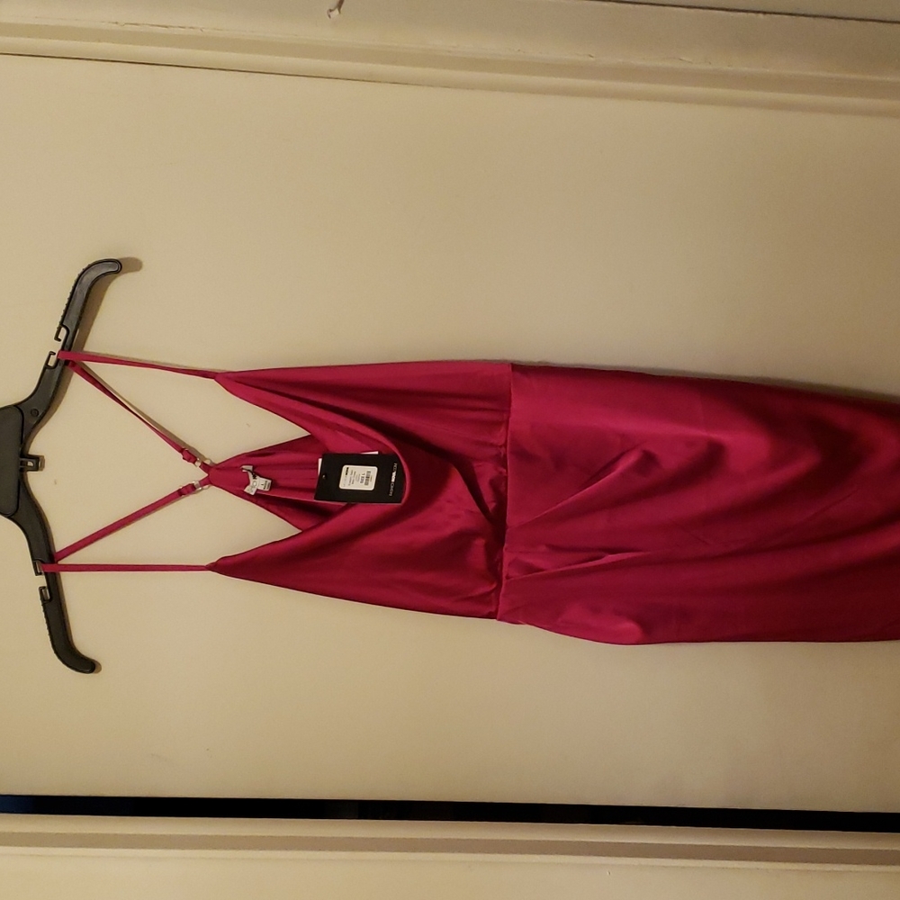 Fashion Nova Satin Dress Large - Picture 4 of 11